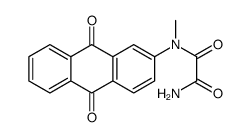 N'-(9,10-dioxoanthracen-2-yl)-N'-methyloxamide结构式