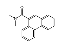 N,N-dimethylphenanthrene-9-carboxamide结构式