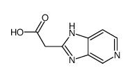 2-(3H-imidazo[4,5-c]pyridin-2-yl)acetic acid Structure