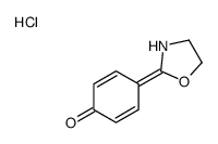 4-(1,3-oxazolidin-2-ylidene)cyclohexa-2,5-dien-1-one,hydrochloride Structure