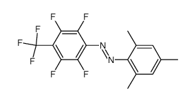 2,3,5,6-tetrafluoro-2',4',6'-trimethyl-4-(trifluoromethyl)azobenzene Structure