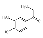 1-(4-羟基-3-甲基苯基)丙-1-酮结构式