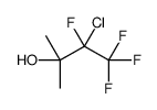 3-chloro-3,4,4,4-tetrafluoro-2-methylbutan-2-ol结构式