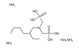 tetraammonium [[(2-ethylhexyl)imino]bis(methylene)]bisphosphonate结构式