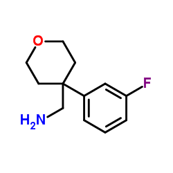 C-[4-(3-氟苯基)-四氢吡喃-4-基]-甲胺结构式