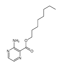 octyl 3-aminopyrazine-2-carboxylate Structure