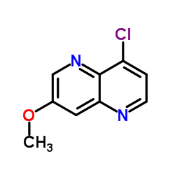 8-chloro-3-methoxy-1,5-naphthyridine Structure