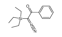 2-diazo-1-phenyl-2-(triethylsilyl)ethanone结构式
