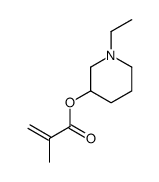 1-ethyl-3-piperidinyl methacrylate结构式