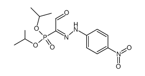 (diisopropoxyphosphinyl)glyoxal α-(p-nitrophenylhydrazone)结构式