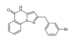 2-(3-bromobenzyl)-pyrazolo[1,5-a]quinazolin-5(4H)-one结构式