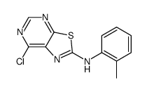 (7-Chloro-thiazolo[5,4-d]pyrimidin-2-yl)-o-tolyl-amine Structure
