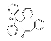 (7-Chlordibenzocycloocten-5-yl)diphenylphosphanoxid结构式