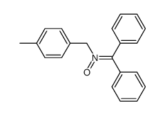 Benzhydryliden-<4-methyl-benzyl>-aminoxyd Structure