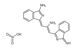 1,3-Bis-<1-Amino-isoindoleninyliden-(3)>-2-immonium-propan-nitrat结构式