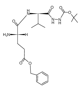H-Glu(OBzl)-D-Val-N2H2Boc结构式