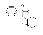 (2,2-dimethyl-6-methylidenecyclohexyl)methylsulfonylbenzene结构式