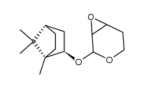 2-(1-bornyloxy)-3,4-epoxytetrahydropyran Structure