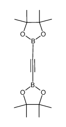 Ethyne-1,2-diyldiboronic acid dipinacol ester structure