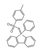 p-tolylsulfonylimino(2,2'-biphenylylene)phenylphosophorane Structure