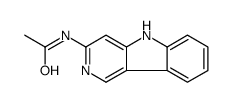 N-(5H-pyrido[4,3-b]indol-3-yl)acetamide结构式
