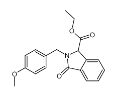 ethyl 2-[(4-methoxyphenyl)methyl]-3-oxo-1H-isoindole-1-carboxylate Structure