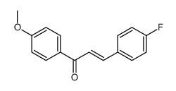 3-(4-fluorophenyl)-1-(4-methoxyphenyl)prop-2-en-1-one Structure