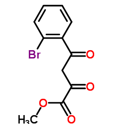 Methyl 4-(2-bromophenyl)-2,4-dioxobutanoate structure