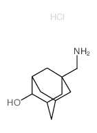 5-(Aminomethyl)-2-adamantanol hydrochloridehydrate结构式