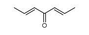 hepta-2,5-dien-4-one Structure