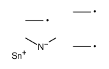 N-methyl-N-triethylstannylmethanamine Structure