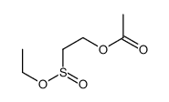 2-ethoxysulfinylethyl acetate结构式