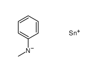 N-methyl-N-trimethylstannylaniline Structure