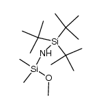 (Methoxydimethylsilyl)(tri-tert-butylsilyl)amin Structure