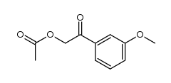 α-acetoxy-3-methoxyacetophenone Structure