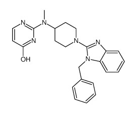 2-[[1-(1-benzylbenzimidazol-2-yl)piperidin-4-yl]-methylamino]-1H-pyrimidin-6-one Structure