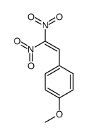 1-(2,2-dinitroethenyl)-4-methoxybenzene结构式
