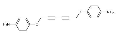 4,4'-hexa-2,4-diynediyldioxy-di-aniline结构式