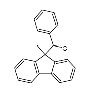 9-(α-chloro-benzyl)-9-methyl-fluorene结构式