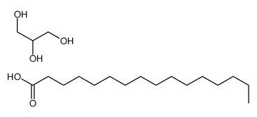 hexadecanoic acid,propane-1,2,3-triol Structure