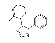 1-(2-methylcyclohex-2-enyl)-5-phenyltetrazole结构式