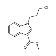 Methyl 1-(3-chloropropyl)indole-3-carboxylate结构式