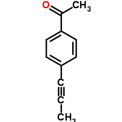 Ethanone, 1-[4-(1-propynyl)phenyl]- (9CI)结构式
