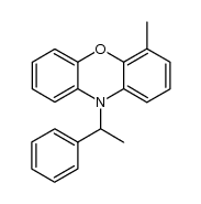 4-methyl-N-(α-phenylethyl)phenoxazine结构式