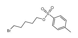 5-bromopentyl 4-methylbenzenesulfonate结构式