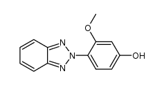 4-(2'H-benzotriazol-2'-yl)-3-methoxyphenol Structure