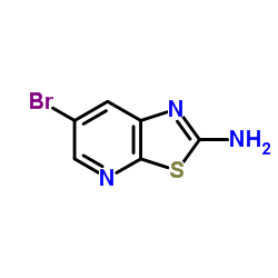 2-氨基-6-溴噻唑并[5,4-b]吡啶结构式