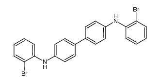 N4,N4'-bis(2-bromophenyl)biphenyl-4,4'-diamine结构式