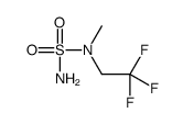 1,1,1-trifluoro-2-[methyl(sulfamoyl)amino]ethane结构式