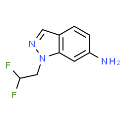 1-(2,2-Difluoroethyl)-1H-indazol-6-amine结构式